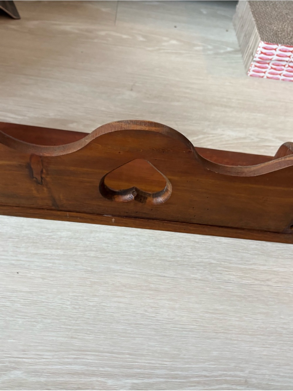 18” Cottagecore Wooden Heart Wall Shelf🤎✨ - Picture 11 of 14